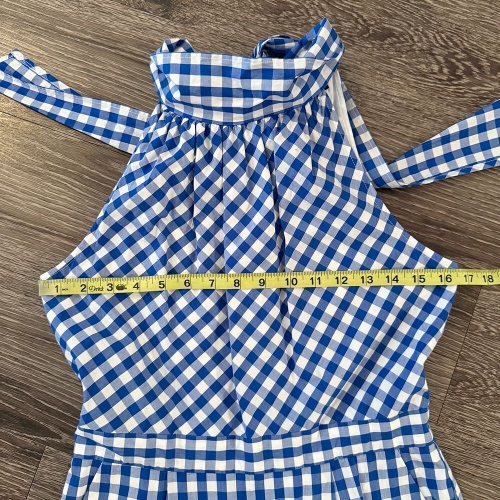 J. Crew High-neck jumpsuit in gingham cotton poplin - Picture 5 of 8
